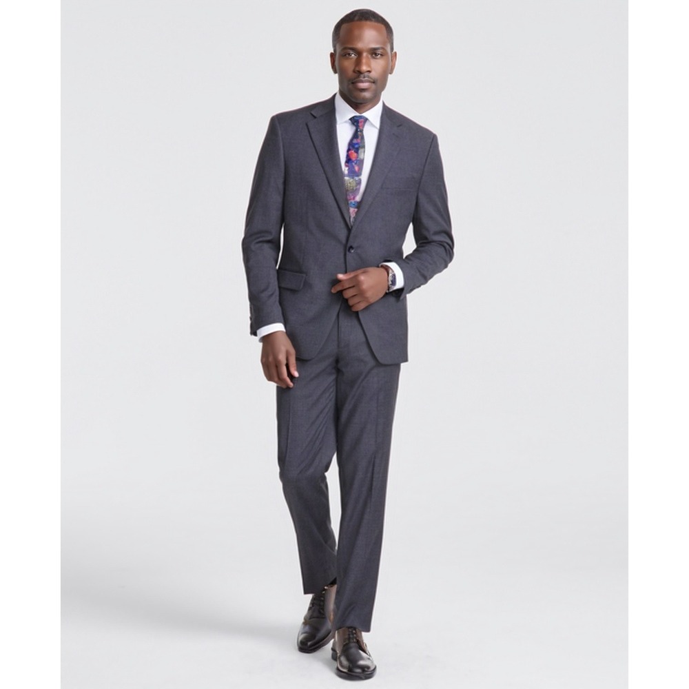 Tallia Sport‎ Coat Mens 44R Dark Gray Suit Quiet Luxury Business Casual NWT